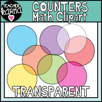Preview of Math Counters Clipart, Transparent