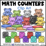 Math Counters Clip Art Snap Cubes Discs | Images Color Bla