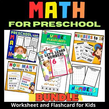 Preview of Math Counting Activities for Preschool, PreK and Kindergarten.Counting to 20