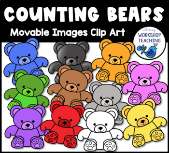 Gummy Bears Counters ClipArt by ScribbleGarden