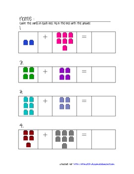 Math Counting Cubes by Primarily Au-Some | Teachers Pay Teachers