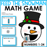 Math Counting Game for Preschool: Feed the Snowman