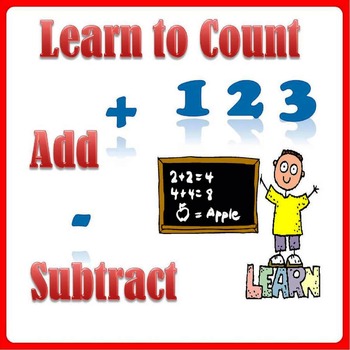 Preview of Counting Order, Relate Addition and Subtraction Grade K-1 Distance Learning