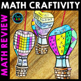 End of Year Math Craft Review Project 3rd Grade Summer Hot
