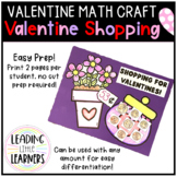 Math Craft - Valentine - Shopping for Valentines with Mone