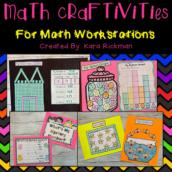 Preview of Math Craftivities for Math Workshop