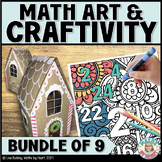 Year Long Craftivity and Coloring Pages BUNDLE for 6th Grade Math