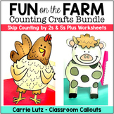 Math Crafts Number Patterns - Skip Counting by 2s and 5s  