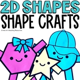 Shape Craft Kindergarten Math 2D Shapes Crafts for Cutting