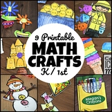 Math Crafts for K / 1st BUNDLE!!
