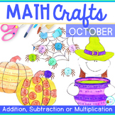 Halloween Math Crafts for a Halloween Bulletin Board