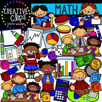 Preview of Math {Creative Clips Digital Clipart}