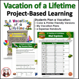 End of Year Plan a Vacation Math Activity