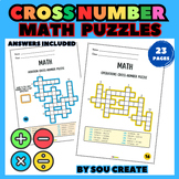 Math Cross-number Puzzle Games - Operations Cross-number Puzzles