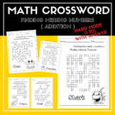 Math Crossword,Finding Missing Numbers (Addition 1-30)