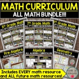 Math Curriculum Bundle Includes My Entire Math Store 6th 7