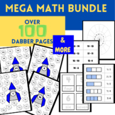 Math Dabber Pages Bundle - Elementary Math Centers - Multigrade Fun Math