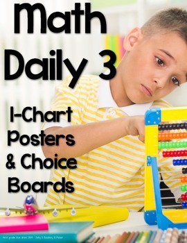 Preview of Math Daily 3 I-Charts and Choice Boards