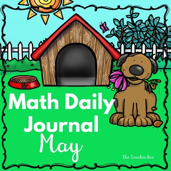 Preview of Math Daily Journal- May -Kindergarten-1st
