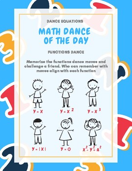 Preview of Math Dance of the Day Boards