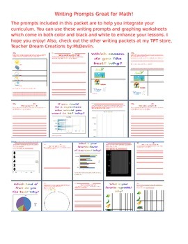 Preview of Math Data and Opinion Writing