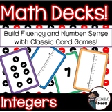 Math Decks! Build Fluency with Card Games (Integers)