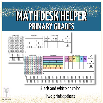 Preview of Math Desk Helper for Primary Grades