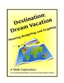 Math- Destination: Dream Vacation!  Planning, Budgeting an