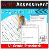 Math Diagnostic Assessment Grade 6 | Math Diagnostic Test 
