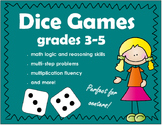 Math Dice Games (grades 3-5)