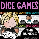 Math Dice Games Bundle | Printable and Digital