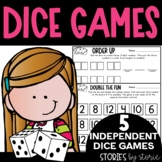 Math Dice Games Pack 1 | Printable and Digital
