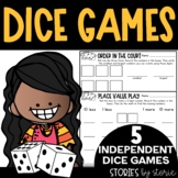 Math Dice Games Pack 3 | Printable and Digital