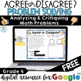 Math Digital Activities | Grade 4 Agree or Disagree