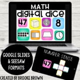 Math Digital Dice for Virtual Meetings & Distance Learning