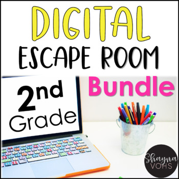 Digital Escape Room Math Bundle | 2nd Grade by Shayna Vohs | TpT
