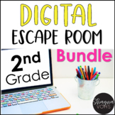 Digital Escape Room Math Bundle | 2nd Grade
