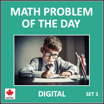 Preview of Math Digital Problem of the Day: Set 1 (Metric)