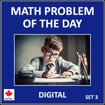 Preview of Math Digital Problem of the Day: Set 3 (Metric)