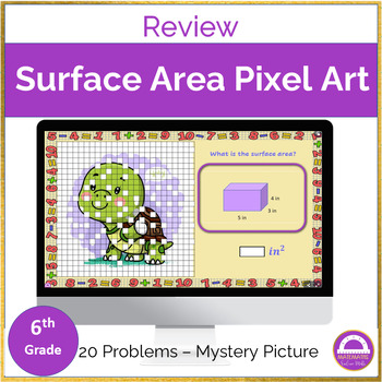 Preview of Math Digital Resource 6th Grade | Surface Area of Rectangular Prisms