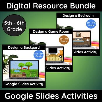 Preview of Math Digital Resource Bundle: 5th & 6th Grade Gifted & Talented Early Finishers