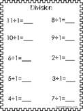 Math Division Printable Worksheets. 2nd-4th Grade Math.