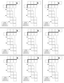 Preview of Math Division Problem Template 3 Digit Dividend (Four Sizes)