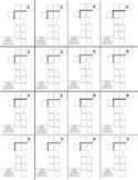 Math Division Problem Template (4 Different Sizes)