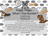 Math Doggy What's That Number Game -Numbers 0-30