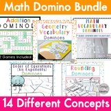 Math Games Bundle | Math Centers Bundle | Math Dominoes Ul