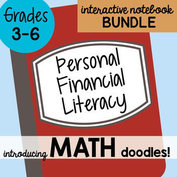 Preview of Math Doodle -  Interactive Notebook Bundle 21 - Personal Financial Literacy