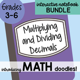 Math INB Bundle 7 - Multiplying & Dividing Decimals