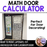Math Door Calculator Decor - TI-84 Plus CE for the Holidays