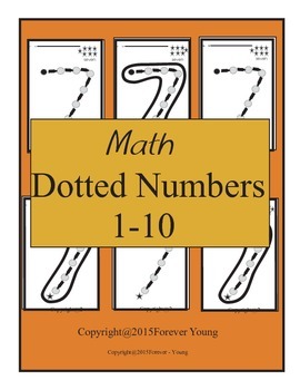 Preview of Math - Dotted Numbers 1-10